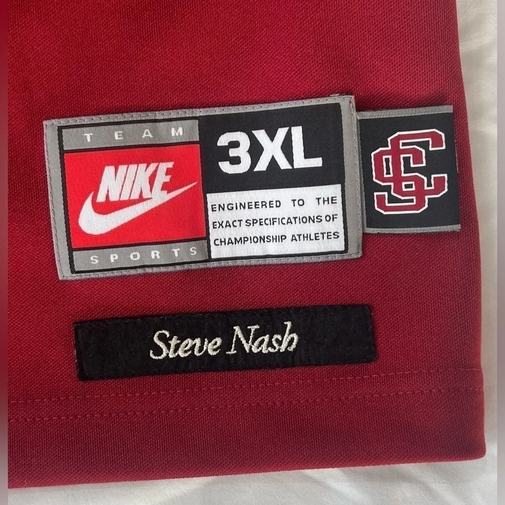 Steve Nash Santa Clara University Broncos New (NWT) Nike Basketball Jersey